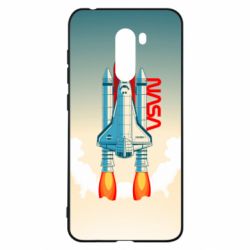 Чохол з розділу Nasa NASA logo and rocket для Xiaomi Pocophone F1 - FATLINE Чохол з розділу Nasa NASA logo and rocket для Xiaomi Pocophone F1