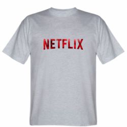 Мужская футболка Stedman Netflix logo text - FATLINE Мужская футболка Stedman Netflix logo text