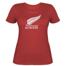 Жіноча футболка new zealand all blacks