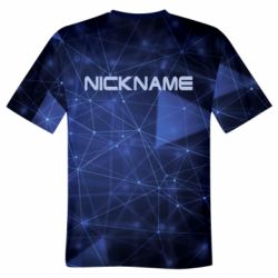 Чоловіча 3D футболка Nickname for the game - FATLINE Чоловіча 3D футболка Nickname for the game