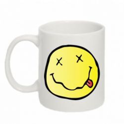 Кружка 320ml Nirvana Logo 3D - FATLINE Кружка 320ml Nirvana Logo 3D