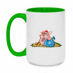 Кружки двухцветные 420ml