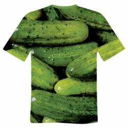 Чоловіча 3D футболка Огірки - FATLINE Чоловіча 3D футболка Огірки