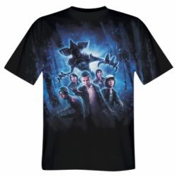 Чоловіча 3D футболка Оn the other side