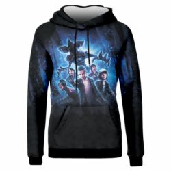 Женская 3D худи Оn the other side - FATLINE Женская 3D худи Оn the other side