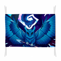 Прапор Owl with an arrow in space