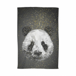 Рушник Panda low poly and gold - FATLINE Рушник Panda low poly and gold