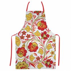 3D фартук Petrikovskaya painting flowers - FATLINE 3D фартук Petrikovskaya painting flowers