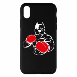 Чехол из раздела Бокс/Кикбоксинг Pitbull Boxing Logo для Apple iPhone X/Xs