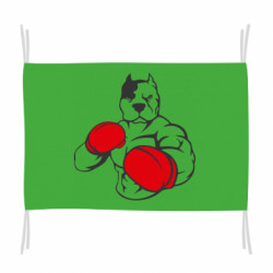Флаг Pitbull Boxing Logo