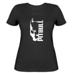 Женская футболка Pitbull - FATLINE Женская футболка Pitbull