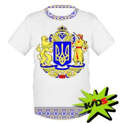 Дитяча футболка 3D Повноколірний Герб