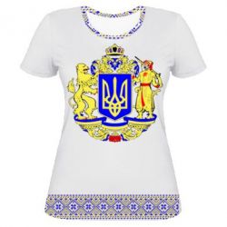 Жіноча 3D футболка Повноколірний Герб