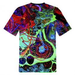 Мужская 3D футболка Psychedelic 1