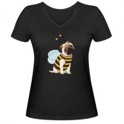 Женские футболки с V-образным вырезом - FATLINE