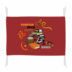 Флаг Pumpkin Spice Latte & Books