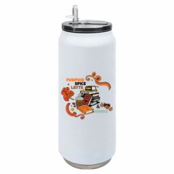 Термобанка 500ml Pumpkin Spice Latte & Books