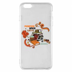 Чехол из раздела Любителям кофе Pumpkin Spice Latte & Books для Apple iPhone 6 Plus/6S Plus