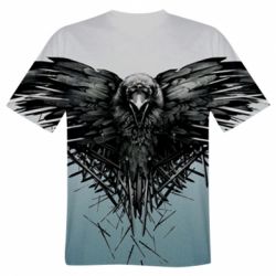 Чоловіча 3D футболка Raven - FATLINE Чоловіча 3D футболка Raven