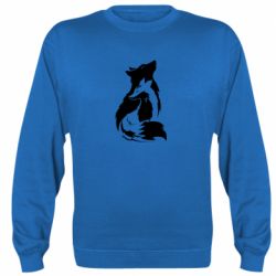 Свитшот унисекс Wolf And Fox