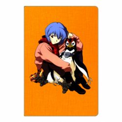 Блокнот А5 Rei Ayanami and Pen Pen - FATLINE Блокнот А5 Rei Ayanami and Pen Pen