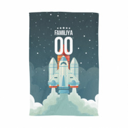 Полотенце Ретро фамилия и номер