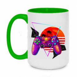 Кружки двухцветные 420ml