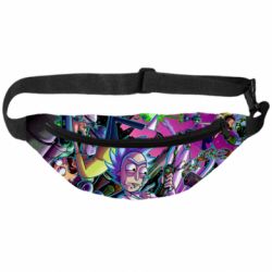 3D сумка-бананка Rick and Morty cartoon - FATLINE 3D сумка-бананка Rick and Morty cartoon