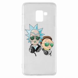 Чехол из раздела Мультфильмы Rick and Morty on style для Samsung A8+ 2018 - FATLINE Чехол из раздела Мультфильмы Rick and Morty on style для Samsung A8+ 2018