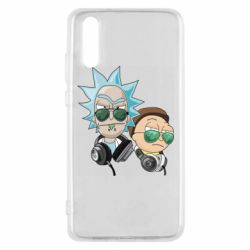Чехол из раздела Мультфильмы Rick and Morty on style для Huawei P20 - FATLINE Чехол из раздела Мультфильмы Rick and Morty on style для Huawei P20