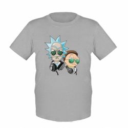 Детская футболка Rick and Morty on style - FATLINE Детская футболка Rick and Morty on style