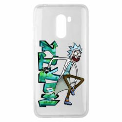 Чохол з розділу Рік і Морті Rick and text Morty для Xiaomi Pocophone F1 - FATLINE Чохол з розділу Рік і Морті Rick and text Morty для Xiaomi Pocophone F1