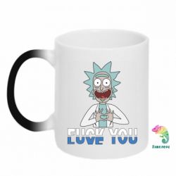Кружка-хамелеон Rick fuck you - FATLINE Кружка-хамелеон Rick fuck you