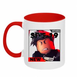 Кружка двухцветная 320ml Roblax Site-19 - FATLINE Кружка двухцветная 320ml Roblax Site-19