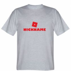 Мужская футболка Stedman Roblox Your Nickaneme - FATLINE Мужская футболка Stedman Roblox Your Nickaneme