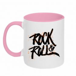 Кружка двоколірна 320ml Рок н ролл - FATLINE Кружка двоколірна 320ml Рок н ролл