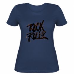 Жіноча футболка Рок н ролл - FATLINE Жіноча футболка Рок н ролл