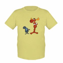 Детская футболка Рокки и Бульвинкль - FATLINE Детская футболка Рокки и Бульвинкль
