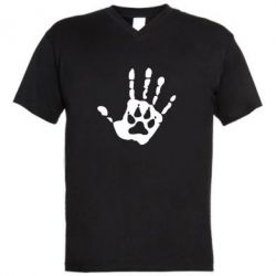 Чоловічі футболки з V-подібним вирізом