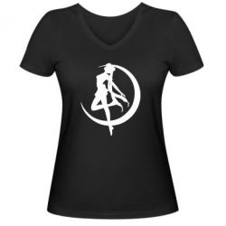 Женские футболки с V-образным вырезом - FATLINE