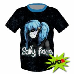 Детская 3D футболка Sally Face 10 - FATLINE Детская 3D футболка Sally Face 10