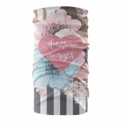 Бандана-труба Найкраща мама і квіти - FATLINE Бандана-труба Найкраща мама і квіти