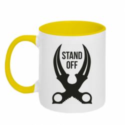 Кружка двухцветная 320ml Sandoff Knife - FATLINE Кружка двухцветная 320ml Sandoff Knife