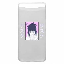 Чехол из раздела Авторские принты Saske Naruto and hieroglyphs для Samsung A80 - FATLINE Чехол из раздела Авторские принты Saske Naruto and hieroglyphs для Samsung A80