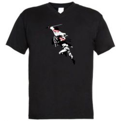 Мужские футболки с V-образным вырезом