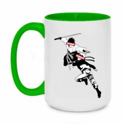 Кружки двухцветные 420ml