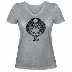 Женские футболки с V-образным вырезом - FATLINE