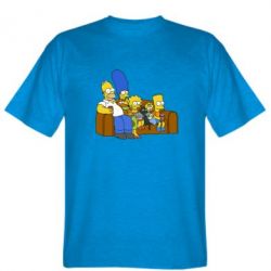 Мужская футболка Stedman Семейство Симпсонов - FATLINE Мужская футболка Stedman Семейство Симпсонов