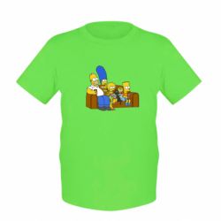Детская футболка Семейство Симпсонов