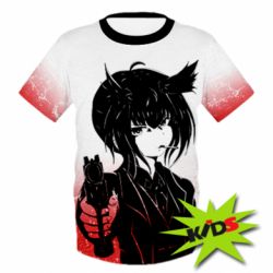 Детская 3D футболка Senpai Girl - FATLINE Детская 3D футболка Senpai Girl